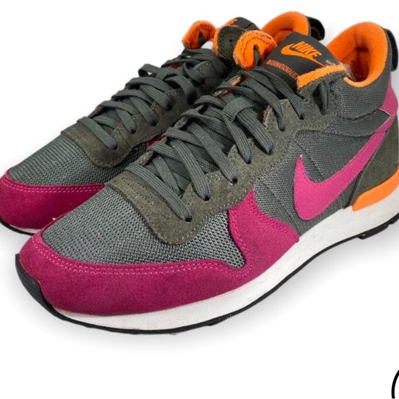 NIKE INTERNATIONALIST MID GREY Multi Color MAAT Runners Sz 6 Women - Picture 7 of 10